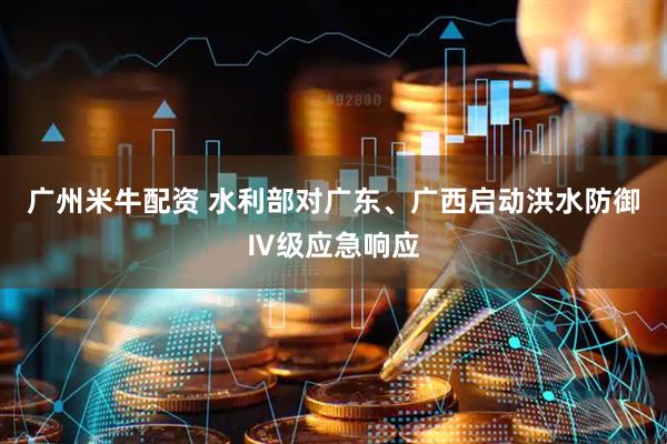 广州米牛配资 水利部对广东、广西启动洪水防御Ⅳ级应急响应